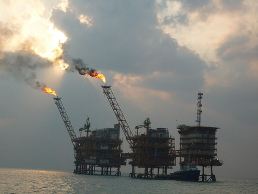 سکوی نفتی سروش، خلیج فارس